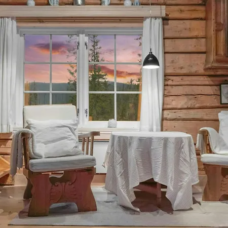 Log With Private Waterfront And Views