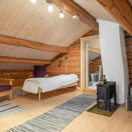 Log With Private Waterfront And Views