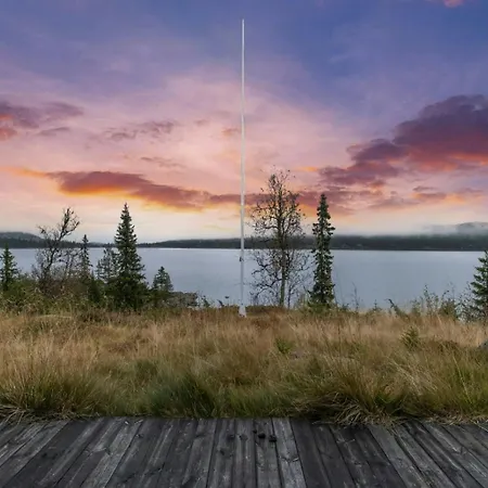 Log With Private Waterfront And Views