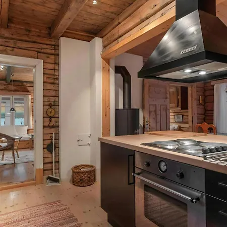 Log With Private Waterfront And Views