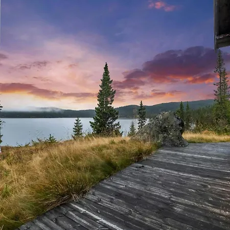 Log With Private Waterfront And Views * Hedalen