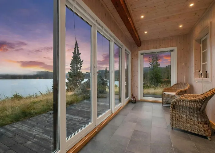 Log With Private Waterfront And Views Holiday home *