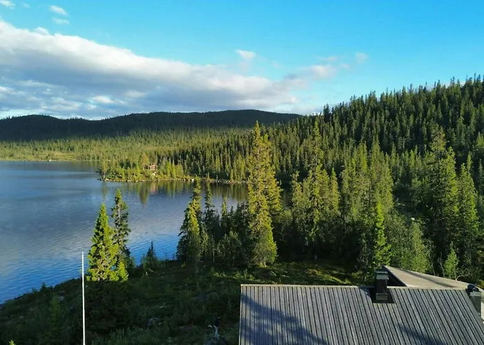 Log With Private Waterfront And Views Holiday home